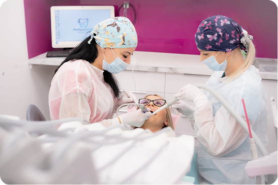 Patient dental results at Perfect Smile Dental Centre, Acton London